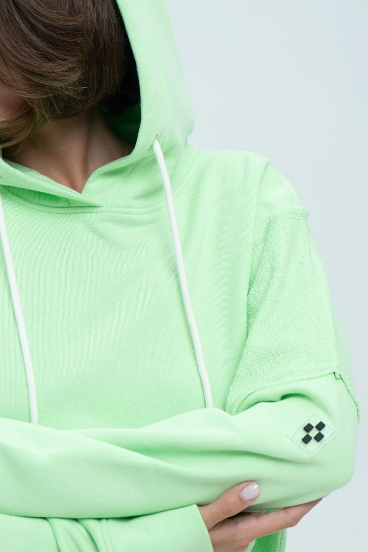 Cropped Hoodie Viola