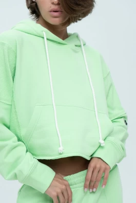 Cropped Hoodie Viola