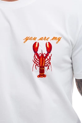 Футболка мужская FRND For Friends Lobster молочного цвета