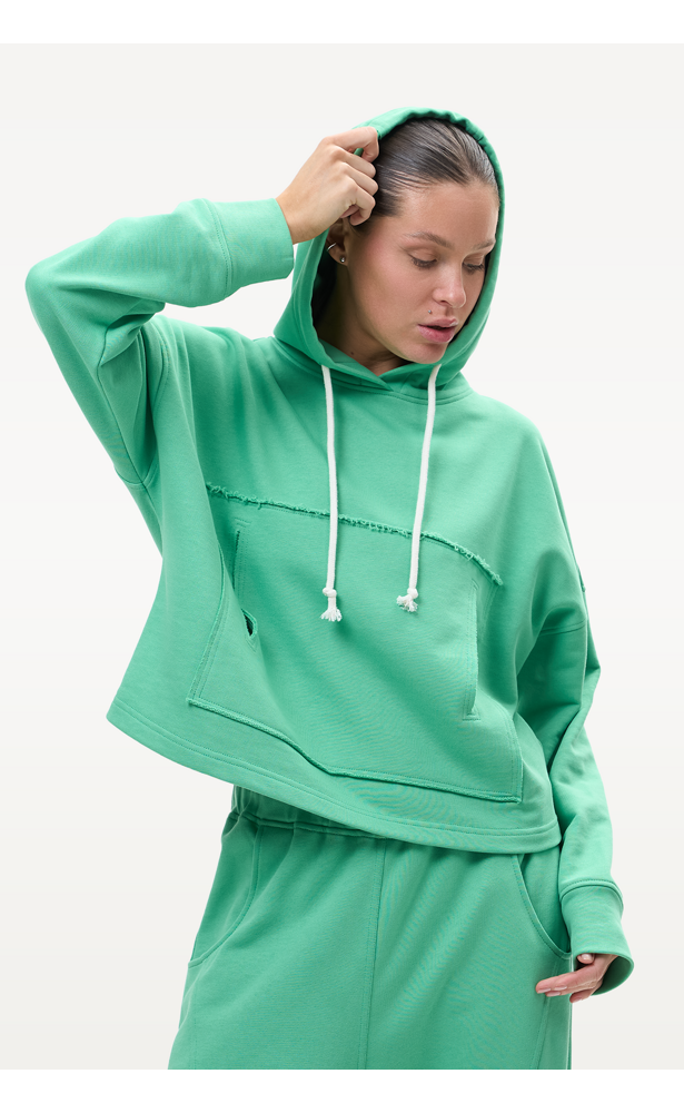 Hoodie women's FRND FOR FRIENDS roxie green