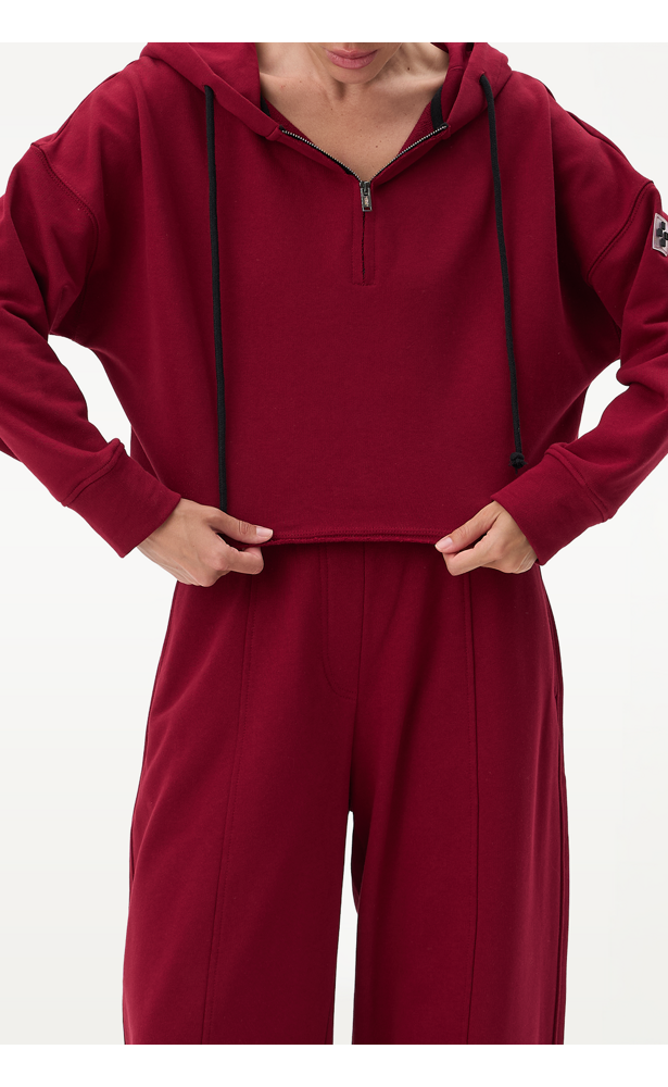Women’s FRND Mirra Hoodie in Burgundy
