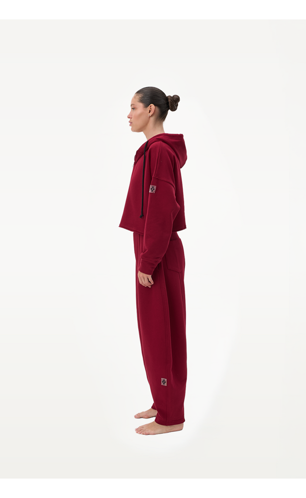 Women’s FRND Mirra Hoodie in Burgundy