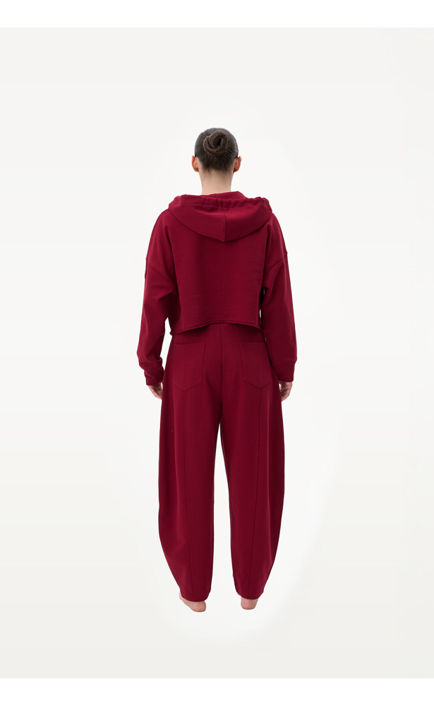 Women’s FRND Mirra Hoodie in Burgundy