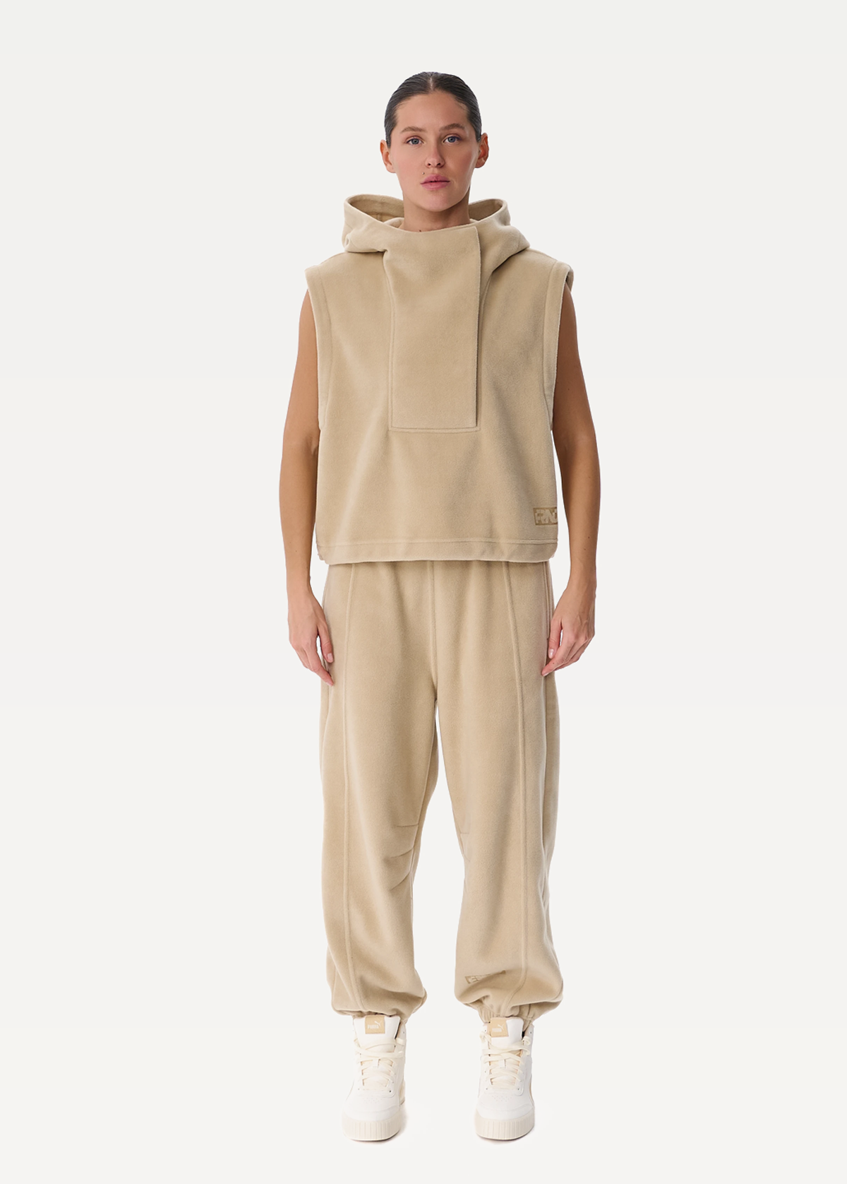 Штани жіночі FRND FOR FRIENDS Paradox Polar Fleece бежевого кольору
