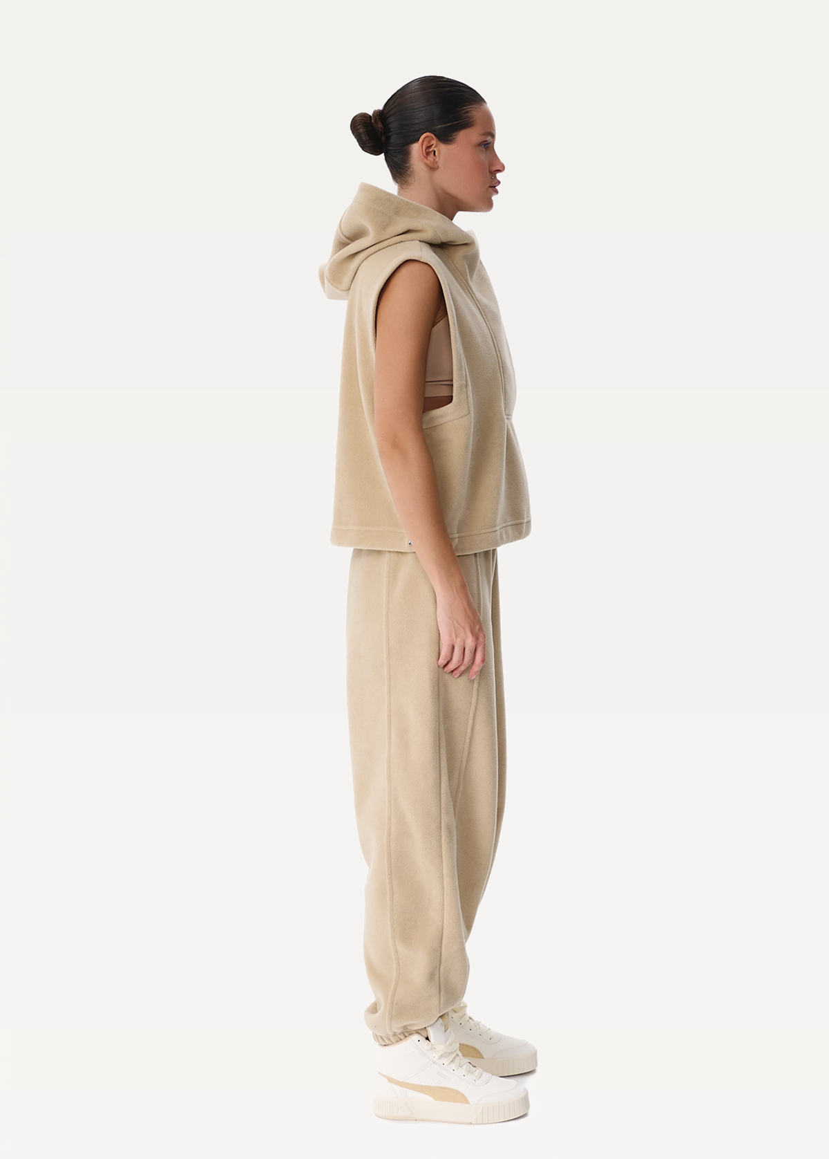 Штани жіночі FRND FOR FRIENDS Paradox Polar Fleece бежевого кольору
