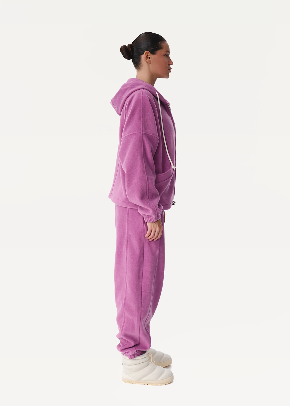 Штани жіночі FRND FOR FRIENDS Paradox Polar Fleece ягідного кольору
