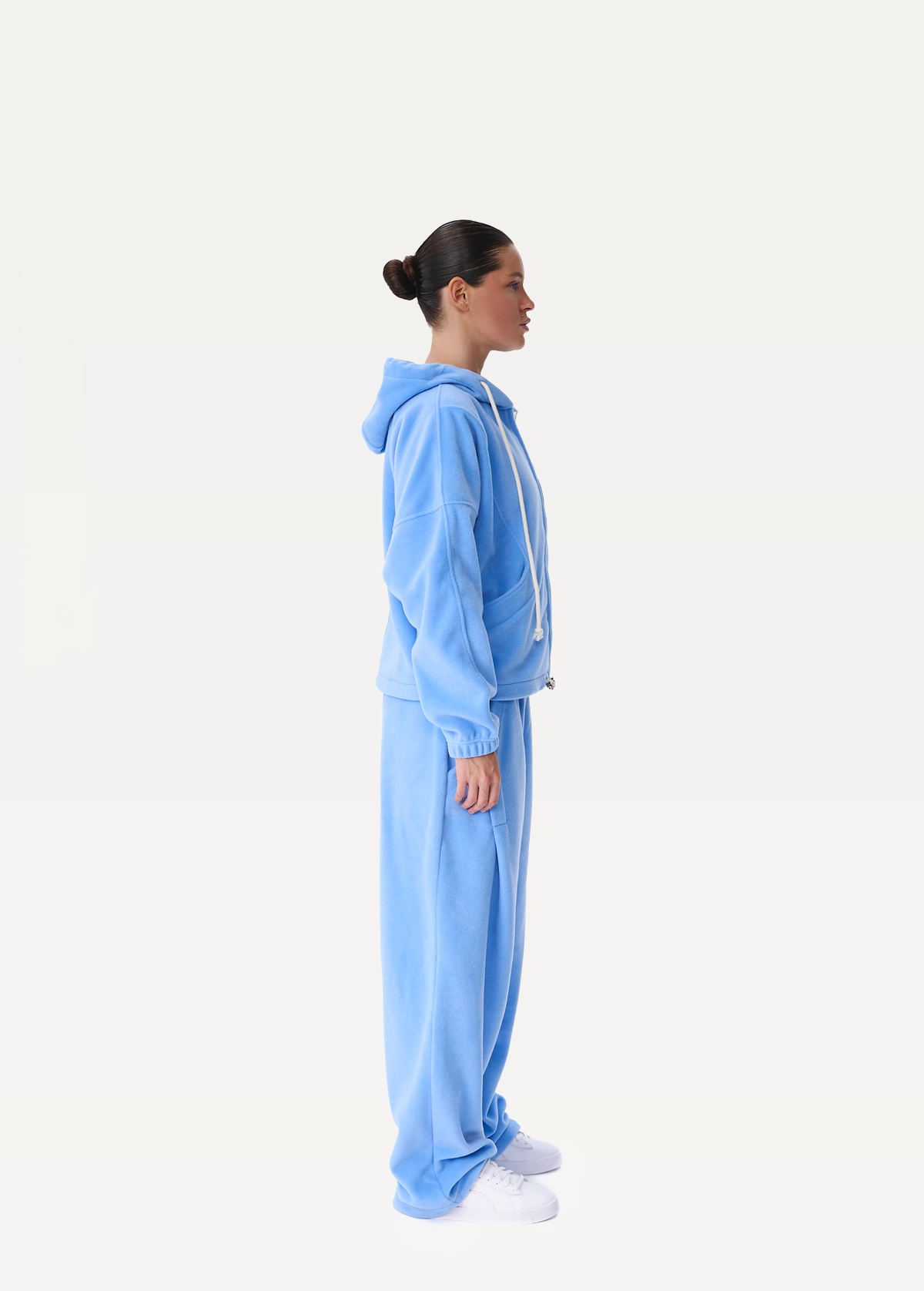 Худі на блискавці жіноче FRND FOR FRIENDS Paradox Polar Fleece блакитного кольору