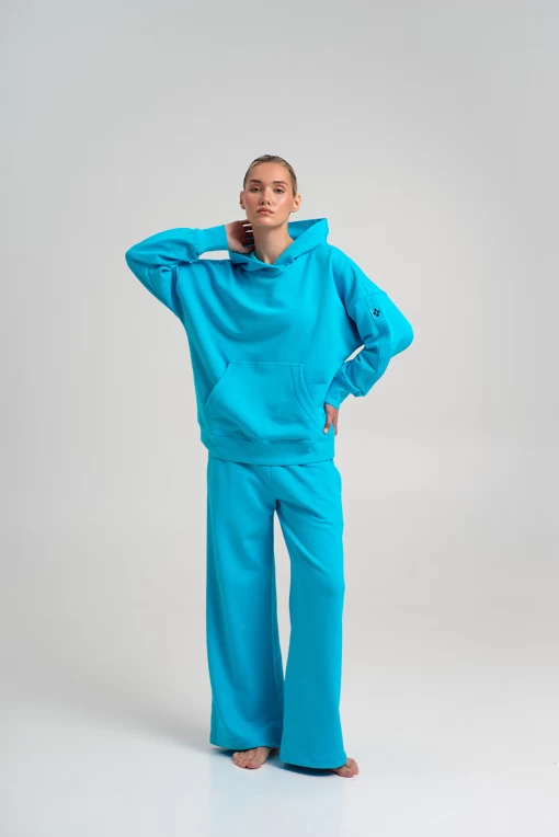 Штани FRND FOR FRIENDS Magic pants блакитного кольору