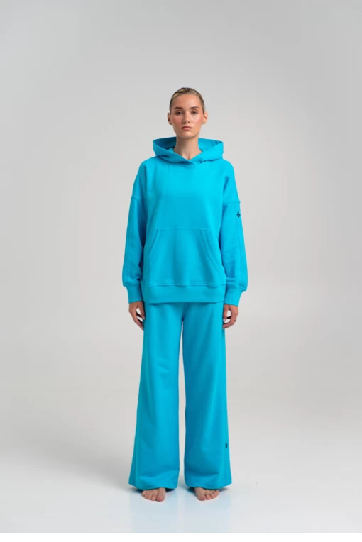 Штани FRND FOR FRIENDS Magic pants блакитного кольору
