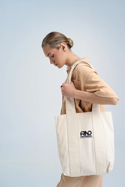 Шопер FRND FOR FRIENDS Handle Bag молочного кольору