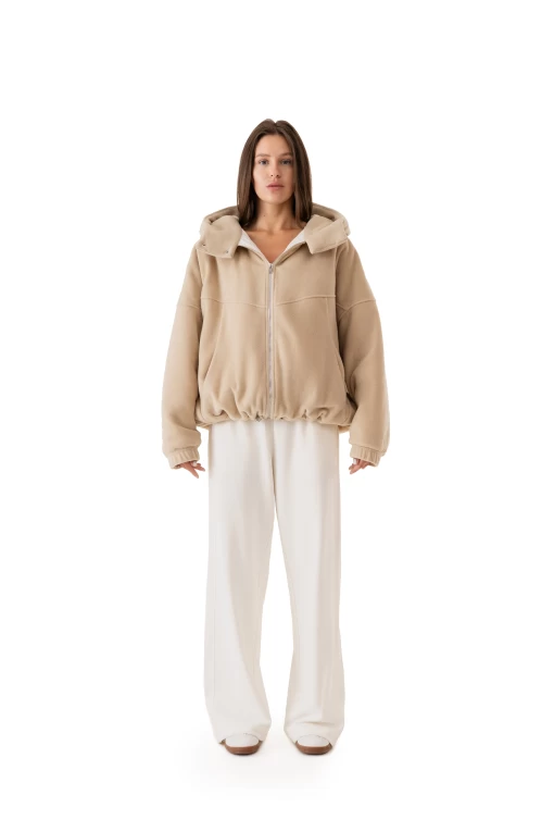 Куртка жiноча FRND FOR FRIENDS Paloma Polar Fleece бежевого кольору
